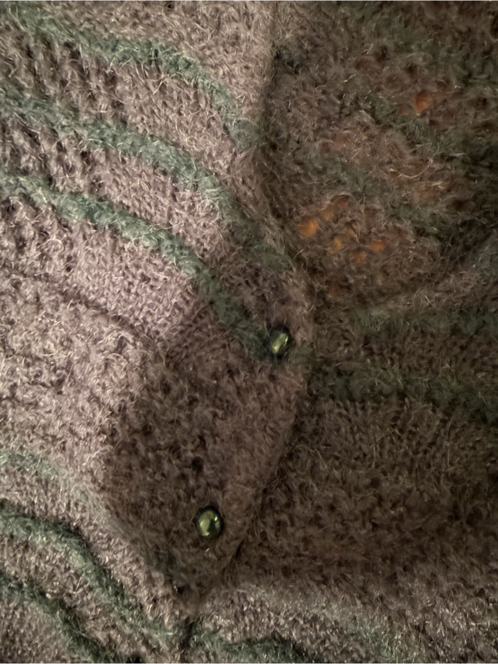 **RARE**Sezane dark teal cardigan with lacework detail